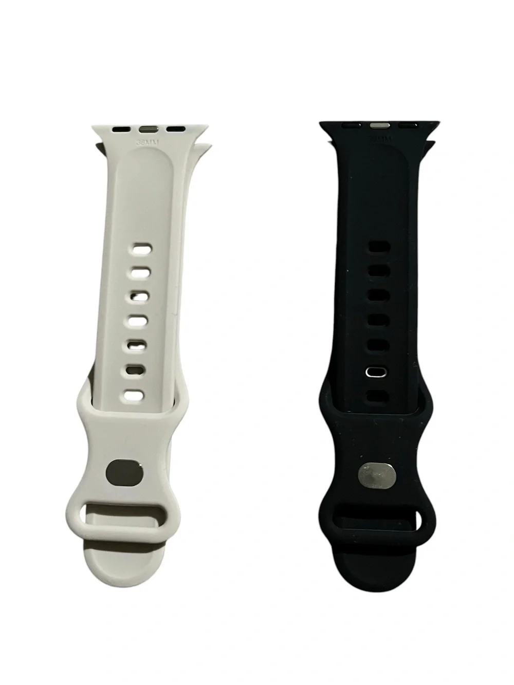 NWT Cartoon Strap for Apple Watch Silicone -Black and Gray 38mm-40mm